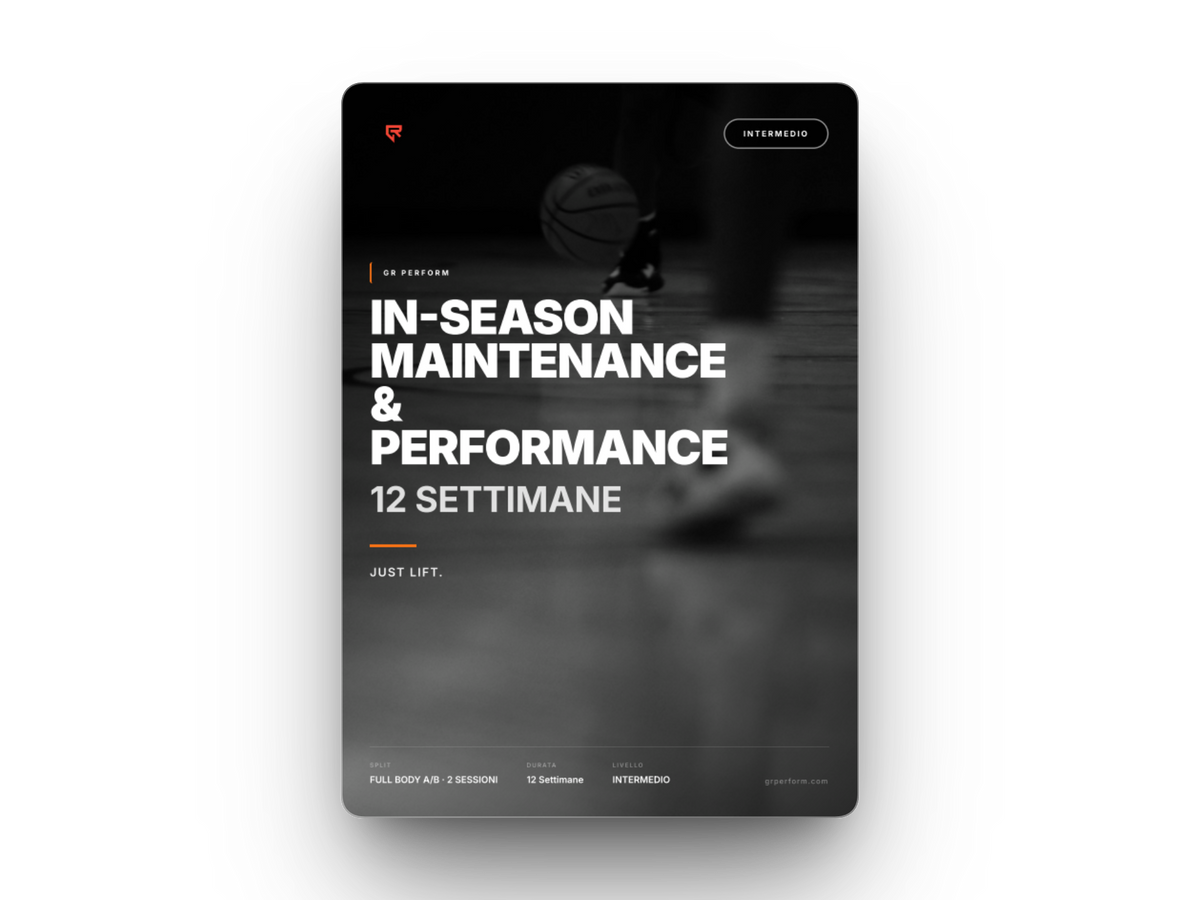 In Season Maintenance & Performance