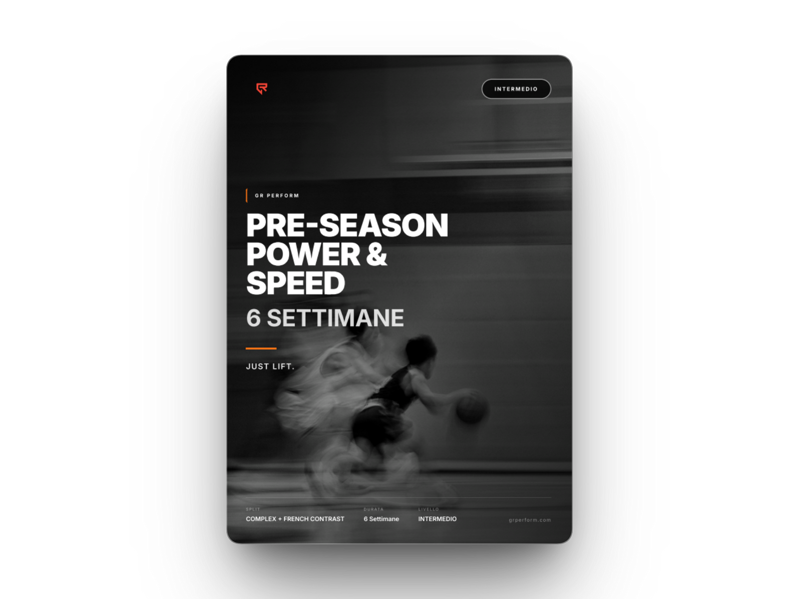 PRE SEASON POWER & SPEED